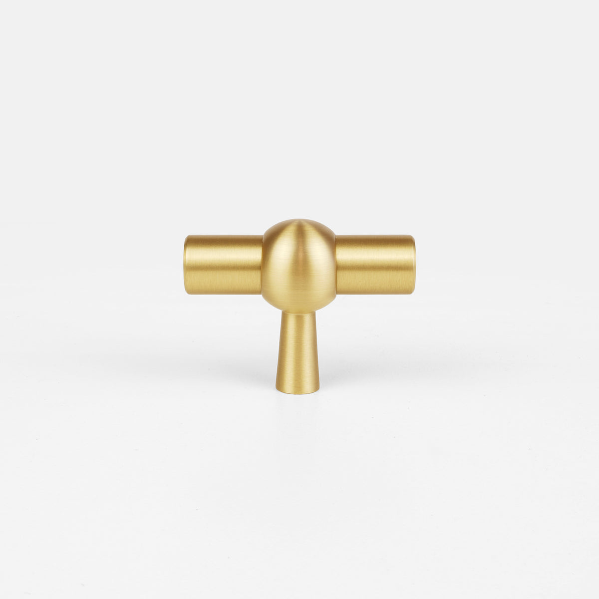 Forma T-Knob | Brushed Brass