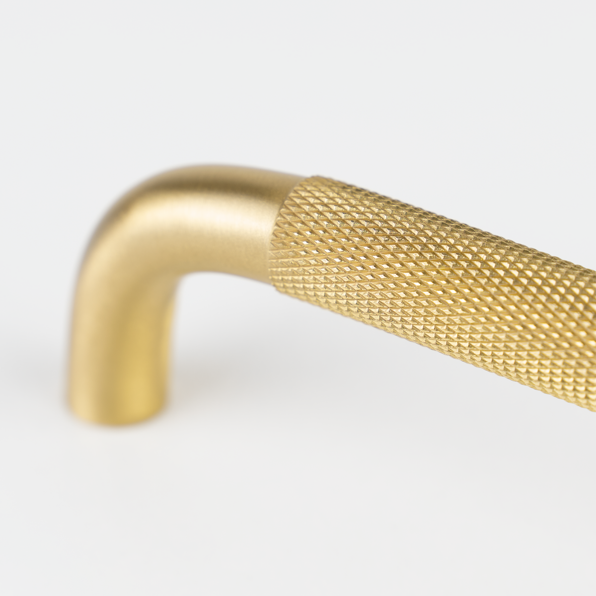 Ronde Knurled Pull | Brushed Golden Brass